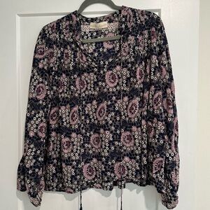 Natalie Martin Lizzy top size small vintage flowers